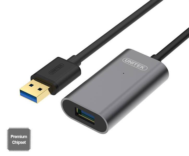 C&#225;p nối d&#224;i USB 10m c&#243; IC Unitek Y-C272 HK